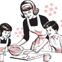 baking - junk food stock illustrations