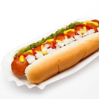 ballpark hotdog (path) - junk food stock pictures, royalty-free photos & images