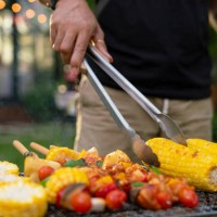 barbecue party. - garden decoration stock pictures, royalty-free photos & images