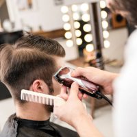 barber shop - hairstyle stock pictures, royalty-free photos & images
