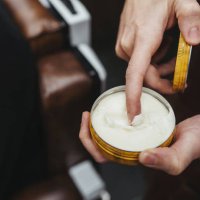 barber shop - wax - close up - hairstyle stock pictures, royalty-free photos & images