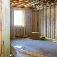 basement framing construction interior frame of a new house - home decoration stock pictures, royalty-free photos & images