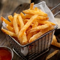 basket of french fries - junk food stock pictures, royalty-free photos & images