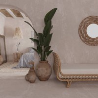 beach house mediterranean bedroom interior, 3d rendering. - home decoration stock pictures, royalty-free photos & images