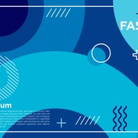 bearbeitbare post-vorlage social-media-banner für digitales marketing. promotion marke mode. streaming. kinderkonzepte und blaue farben. - fashion stock-grafiken, -clipart, -cartoons und -symbole