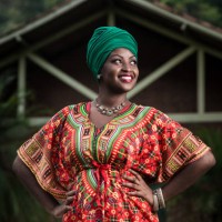 beautiful african american woman in typical afro clothing - fashion stock pictures, royalty-free photos & images