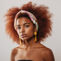 beautiful afro girl with earrings - fashion stock pictures, royalty-free photos & images