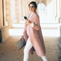 beautiful elegant woman texting outdoors - fashion stock pictures, royalty-free photos & images