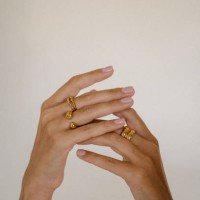 beautiful female hands with rings - fashion stock pictures, royalty-free photos & images