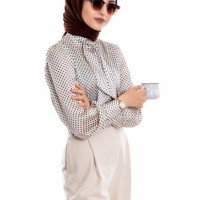 beautiful muslim female holding coffee cup - fashion stock pictures, royalty-free photos & images