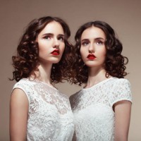 beautiful twins - fashion stock pictures, royalty-free photos & images