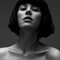 beautiful woman. black and white - hairstyle stock pictures, royalty-free photos & images