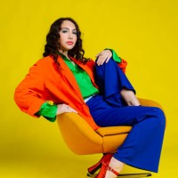 beautiful woman dresses in colorful outfit - fashion stock pictures, royalty-free photos & images