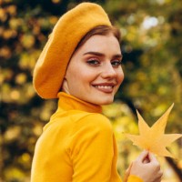 beautiful woman enjoying autumn - fashion stock pictures, royalty-free photos & images