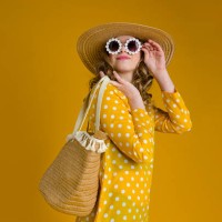beautiful woman in yellow summer dress - fashion stock pictures, royalty-free photos & images