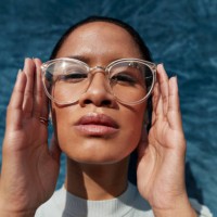 beautiful woman wearing eyeglasses - fashion stock pictures, royalty-free photos & images