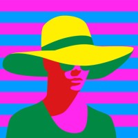 beautiful woman with summer hat - fashion stock illustrations