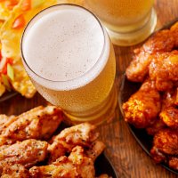 beer and wings - food stock pictures, royalty-free photos & images