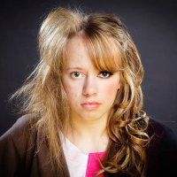 before and after teenage girl - hairstyle stockfoto's en -beelden