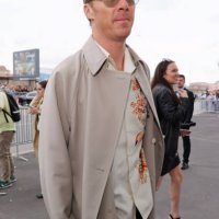 Benedict Cumberbatch attends the Prada fashion show during the Milan Fashion Week Womenswear Spring/Summer 2024 on September 21, 2023 in Milan, Italy.