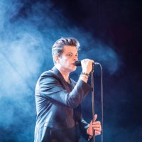 Benjamin Biolay performs in concert at sala Barts during Festival Mil.leni on March 24, 2017 in Barcelona, Spain.