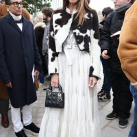 Bianca Brandolini d'Adda attends the Christian Dior Womenswear Fall/Winter 2024-2025 show as part of Paris Fashion Week on February 27, 2024 in...