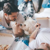 big pizza for big family! - junk food stock pictures, royalty-free photos & images
