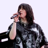 Billie Eilish performs on the Coachella stage during the 2022 Coachella Valley Music And Arts Festival on April 23, 2022 in Indio, California.