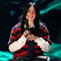 Billie Eilish performs onstage during the FIREAID Benefit Concert for California Fire Relief at Intuit Dome on January 30, 2025 in Inglewood,...