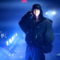 Billie Eilish performs with Labrinth at the Mojave Tent during the 2023 Coachella Valley Music and Arts Festival on April 15, 2023 in Indio,...