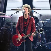 Billie Joe Armstrong of Green Day performs in this image released on October 6 at the American Music Awards 50th Anniversary Special in Los Angeles,...