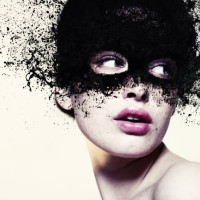 black splash mask - fashion stock pictures, royalty-free photos & images