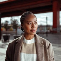 black woman in town - fashion stock pictures, royalty-free photos & images