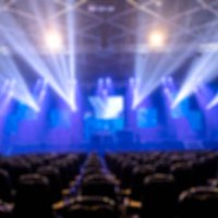 blurred lights at concert - concert stock pictures, royalty-free photos & images