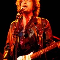 Bob Dylan during Bob Dylan in Concert - June 10, 1981 at Poplar Creek Music Theater in Chicago, Illinois, United States.