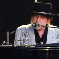 Bob Dylan performs as part of a double bill with Neil Young at Hyde Park on July 12, 2019 in London, England.