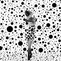 bodypainting - black circles - fashion stock pictures, royalty-free photos & images