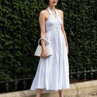Bonnie Chen wears Lacoste outside the Lacoste show during the Womenswear Fall/Winter 2025/2026 as part of Paris Fashion Week on March 09, 2025 in...