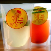 Boston, MA Bianca cocktails, The blueberry mojito, right, and the cucumber oasis at Mr. Roni Cups, a takeout stand inside the restaurant Bianca on...