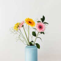 bouquet of gerbera's daisy - home decoration stock pictures, royalty-free photos & images