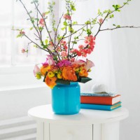 bouquet with branches - home decoration stock pictures, royalty-free photos & images