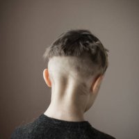 boy with fresh haircut - hairstyle stock pictures, royalty-free photos & images