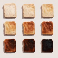 bread toasted in different ways - food stock pictures, royalty-free photos & images