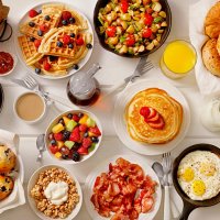 breakfast feast - food stock pictures, royalty-free photos & images