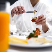 breakfast in room - food stock pictures, royalty-free photos & images