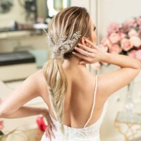 bridal hairstyle - hairstyle stock pictures, royalty-free photos & images