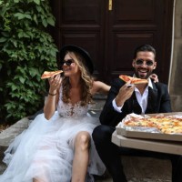 bride and groom on a wedding day - food stock pictures, royalty-free photos & images