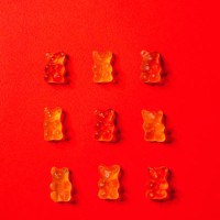 bright treat: jelly bears - junk food stock pictures, royalty-free photos & images