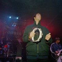 British rock group Oasis live at the Astoria in London, 19th August 1994.