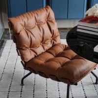 brown leather chair - home decoration stock pictures, royalty-free photos & images
